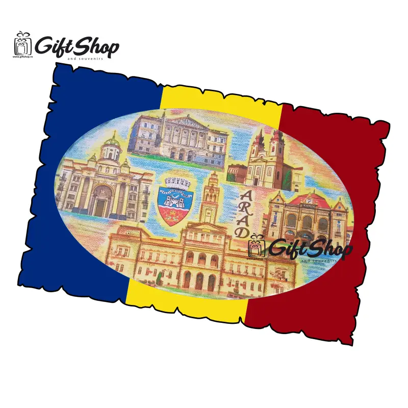 Arad, romania, magnet frigider  mgs004